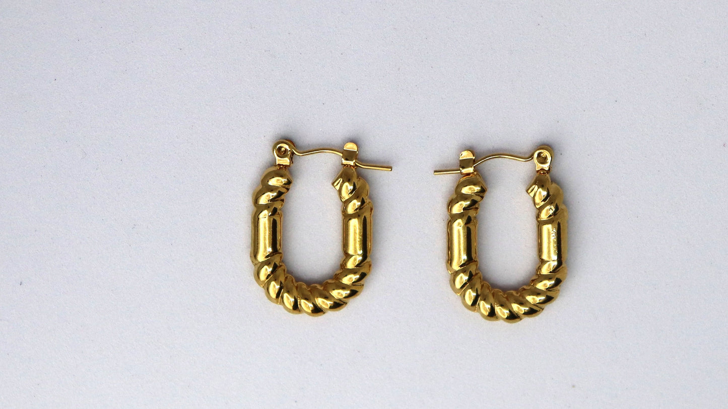 Golden Orbit Earring