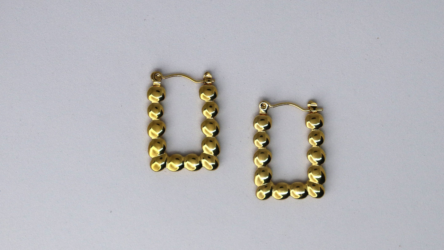 Bead Frame Earring