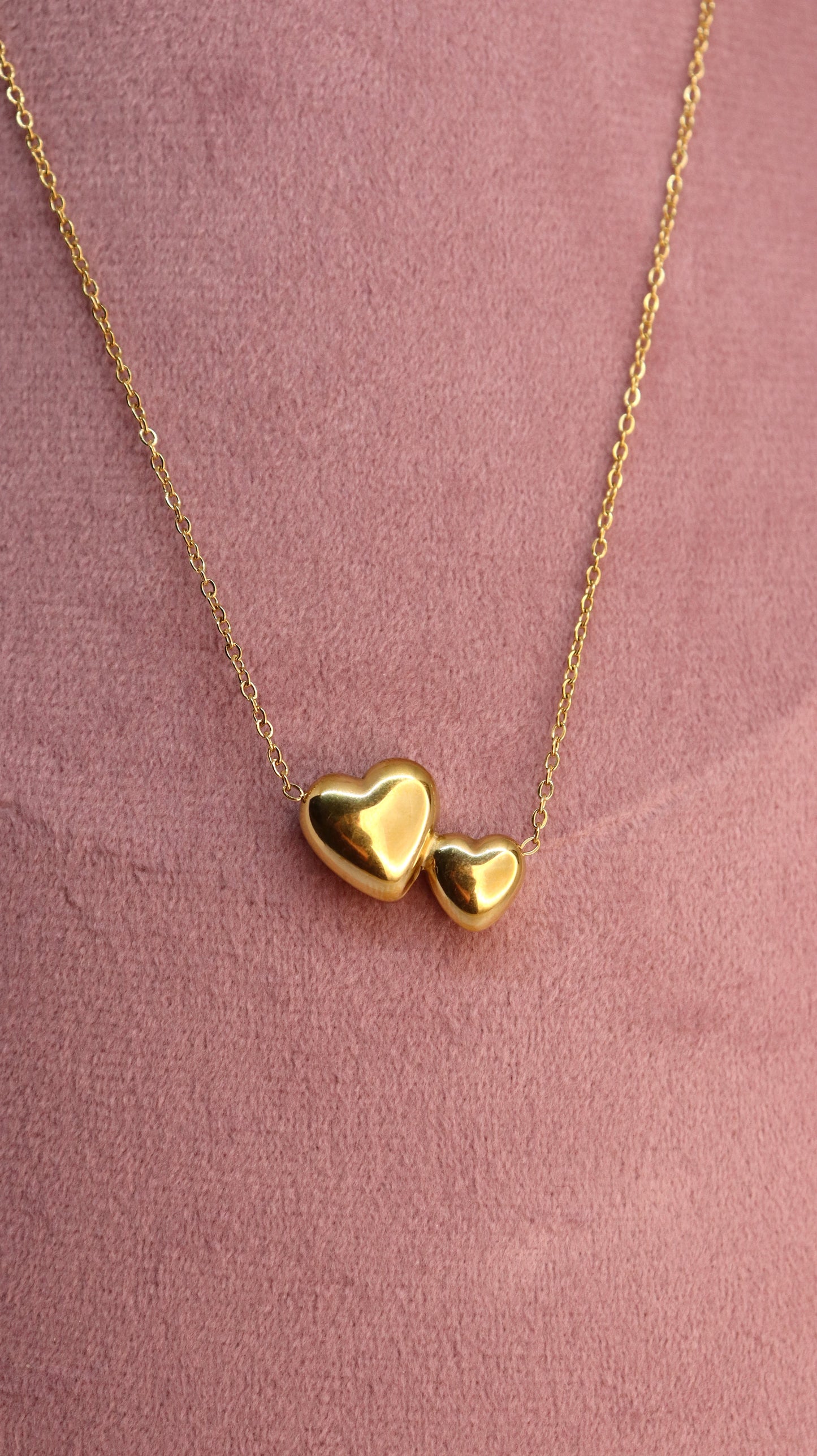 Twin Hearts Necklace