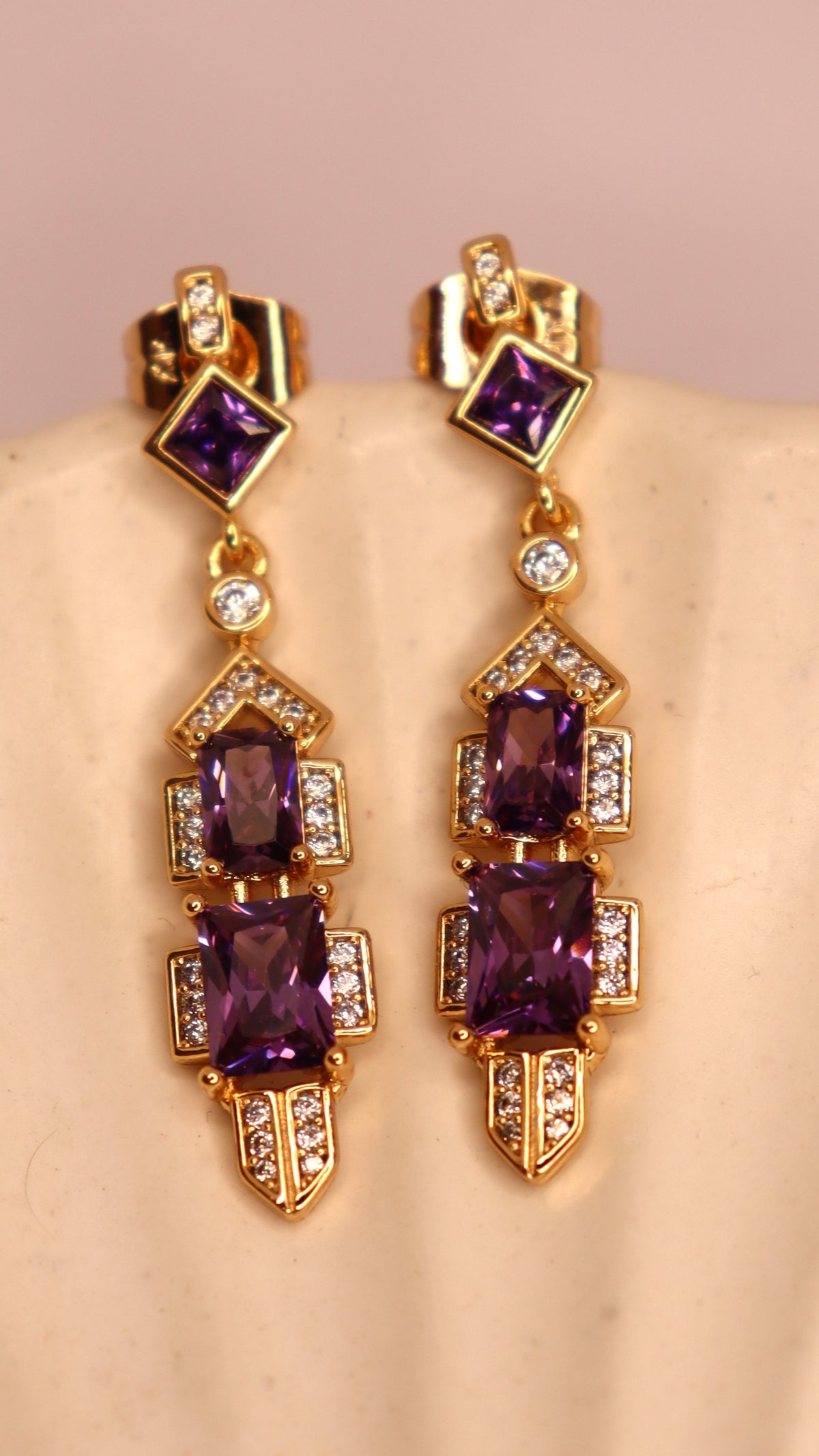 Violet Grace Earrings