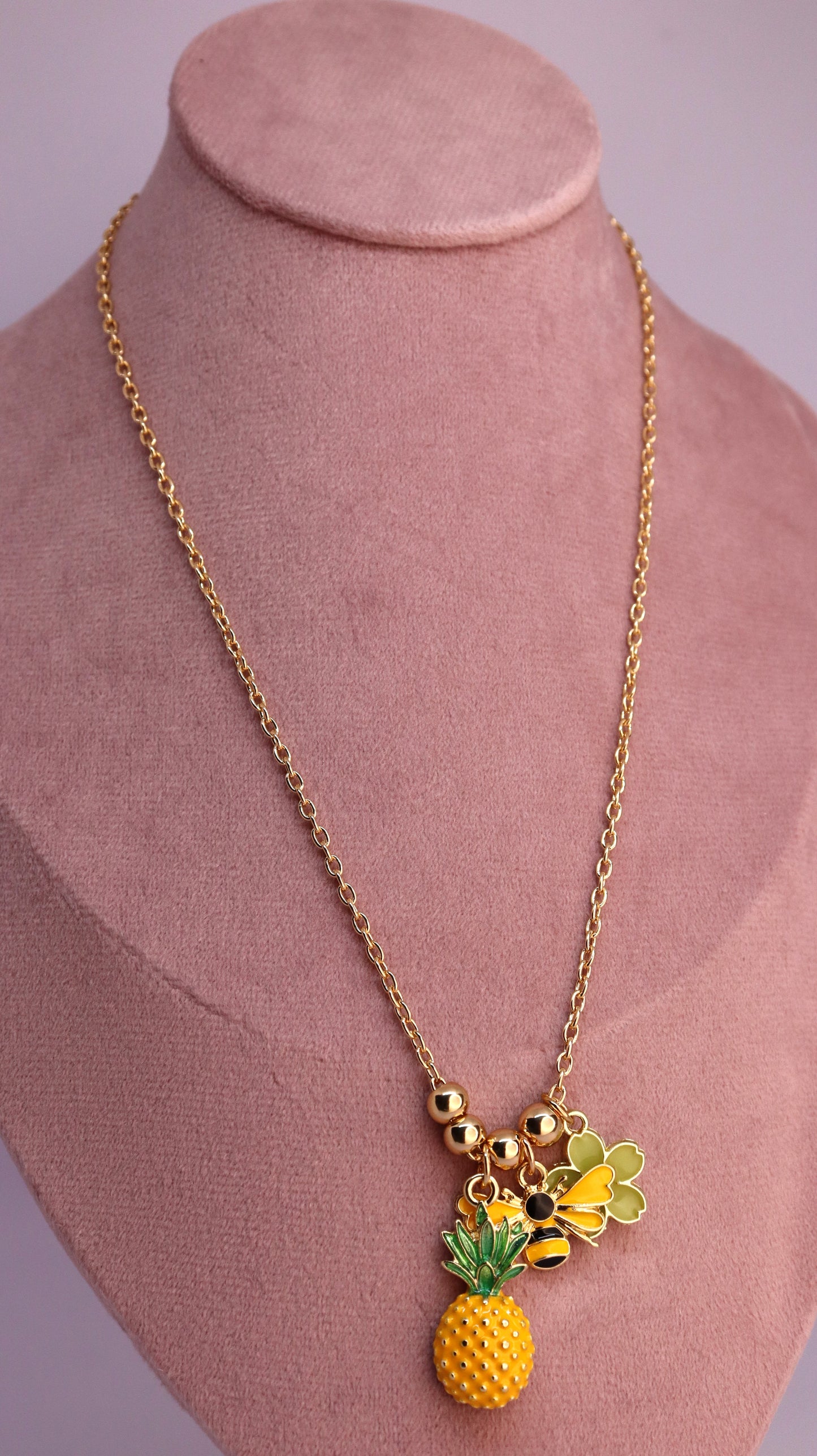 Pineapple Pop Charm Necklace