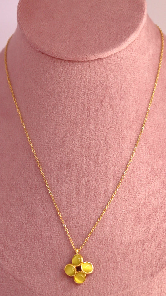Golden Clover Necklace