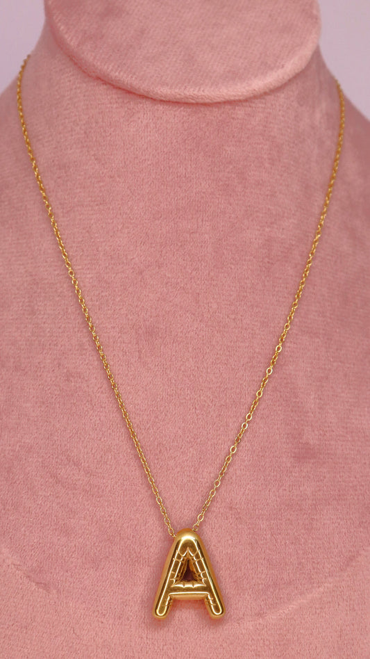 Bold A Necklace
