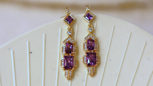 Violet Grace Earrings