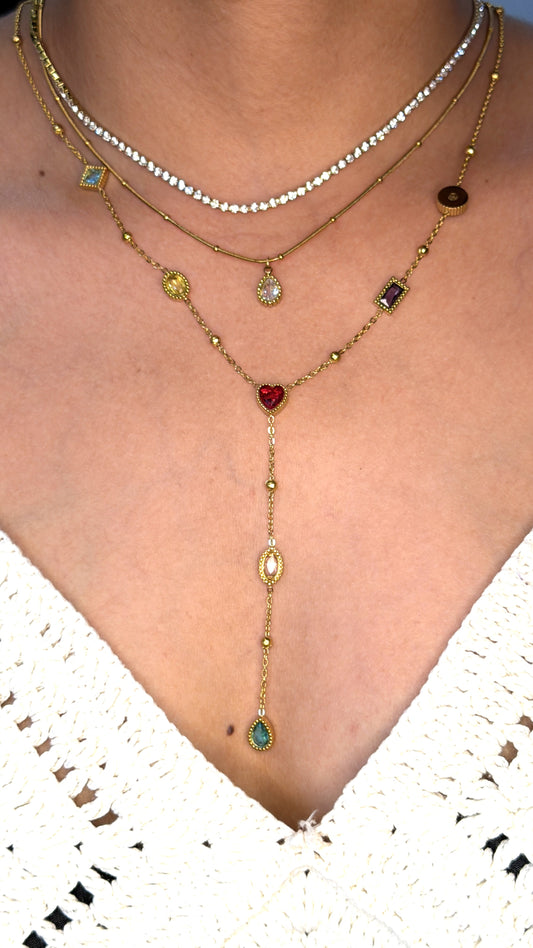 Royal Radiance Necklace Stack (Set of 2 Necklaces)