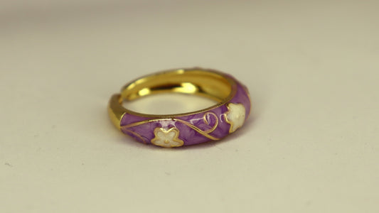Violet Vine Ring