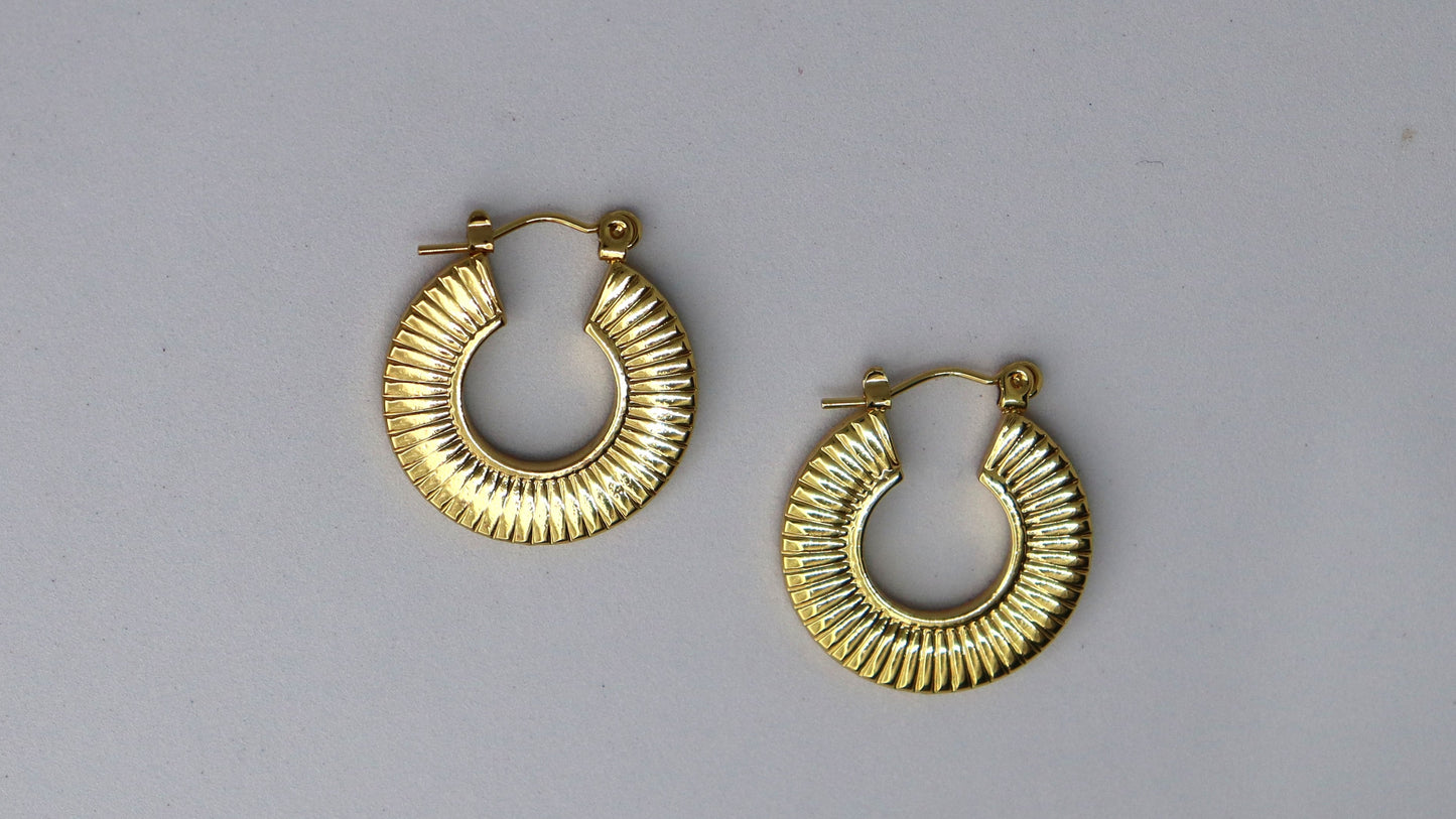 Gilded Radiance Earring