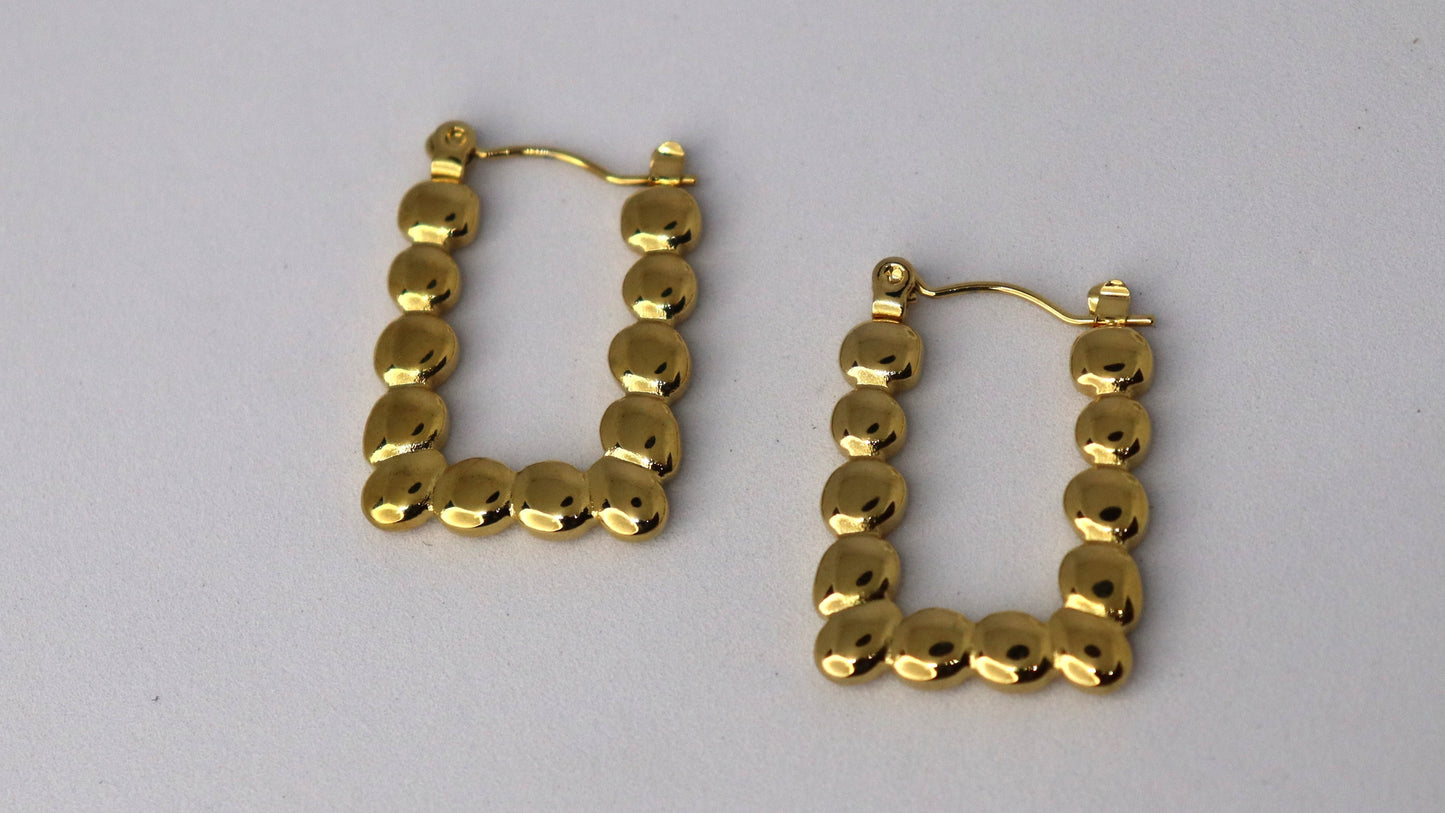 Bead Frame Earring