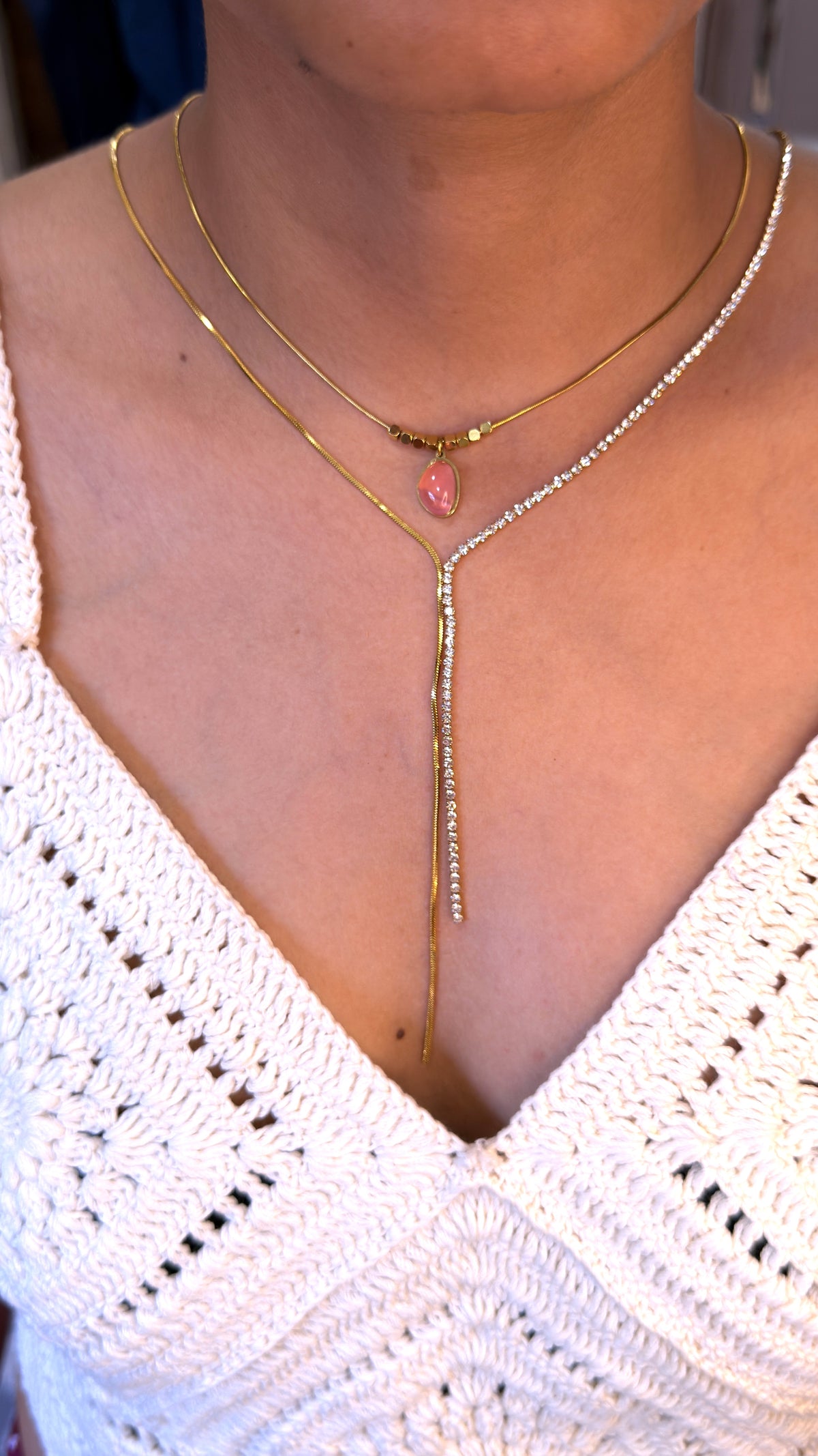 Luxe Line Necklace Stack (Set of 2 Necklaces)