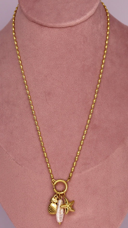 Beachside Glow Charm Necklace