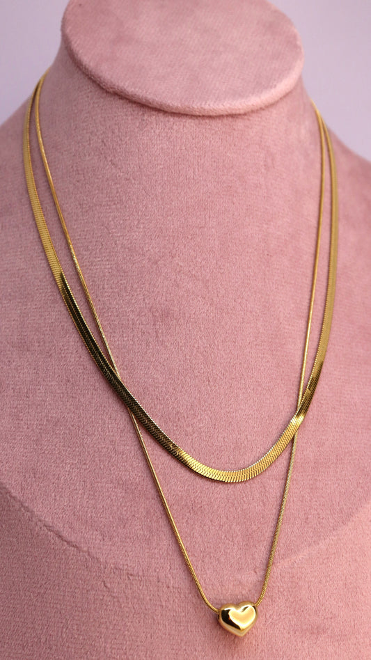 Golden Embrace Layered Necklace