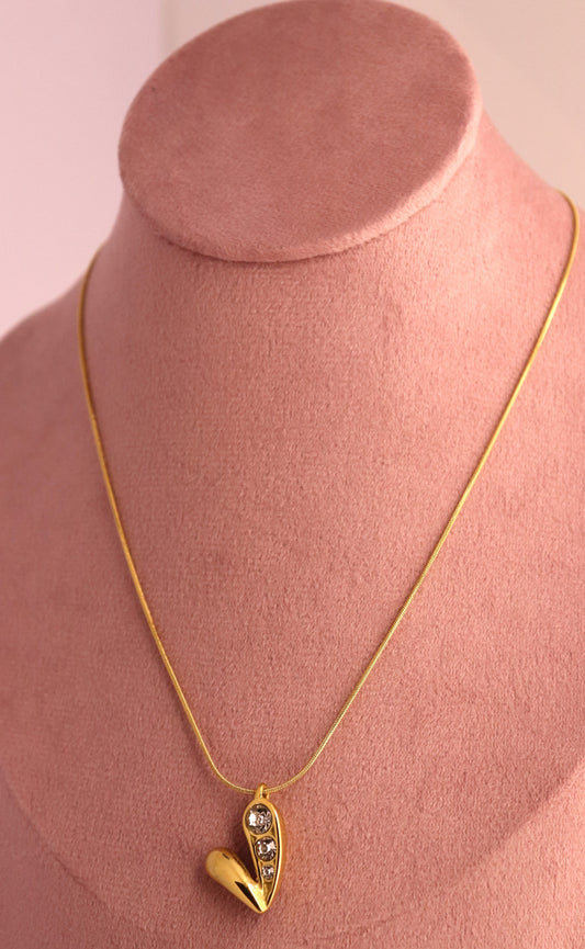 Aurora Heart Pendant Necklace