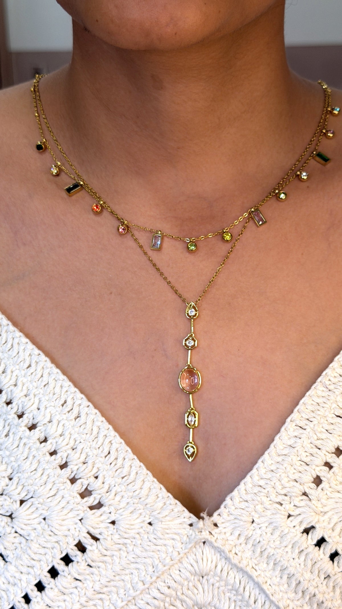 Enchanted Glow Necklace Stack (Set of 2 Necklaces)