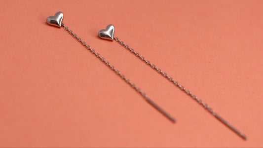 Silver Heart Earring