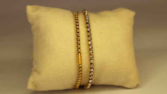 Crystal Chain Tennis Bracelet
