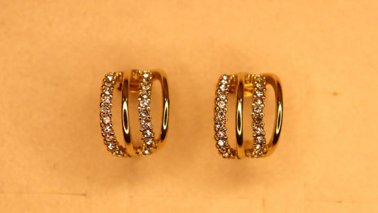 Vela Crystal Hoops