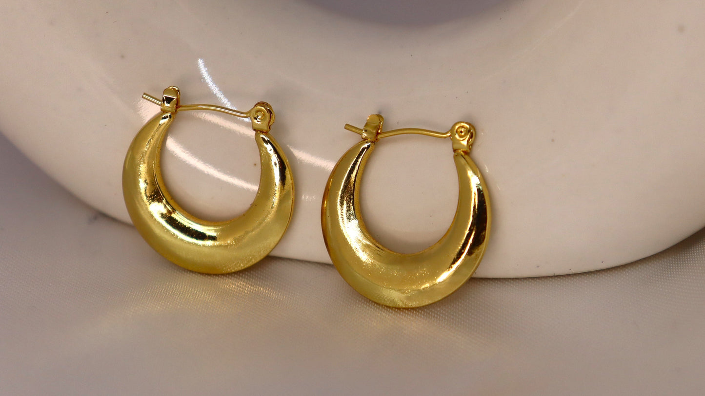 Golden Moon Earring