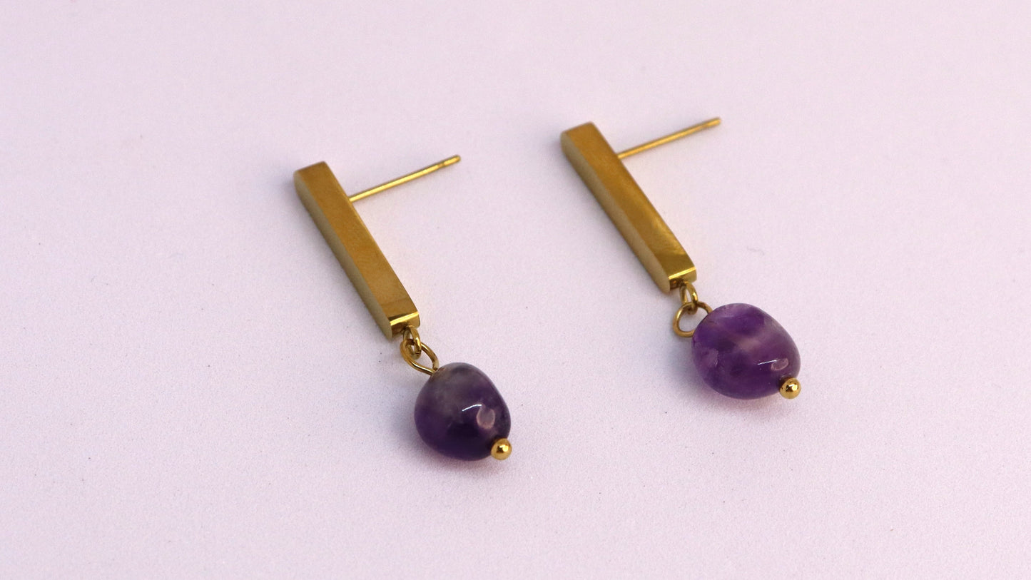 Violet Muse Earring