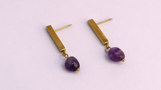 Violet Muse Earring