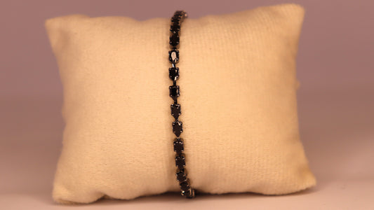 Midnight Noir Tennis Bracelet