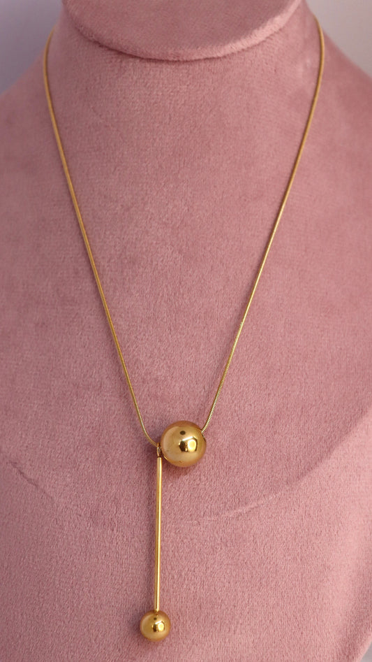 Golden Drop Necklace