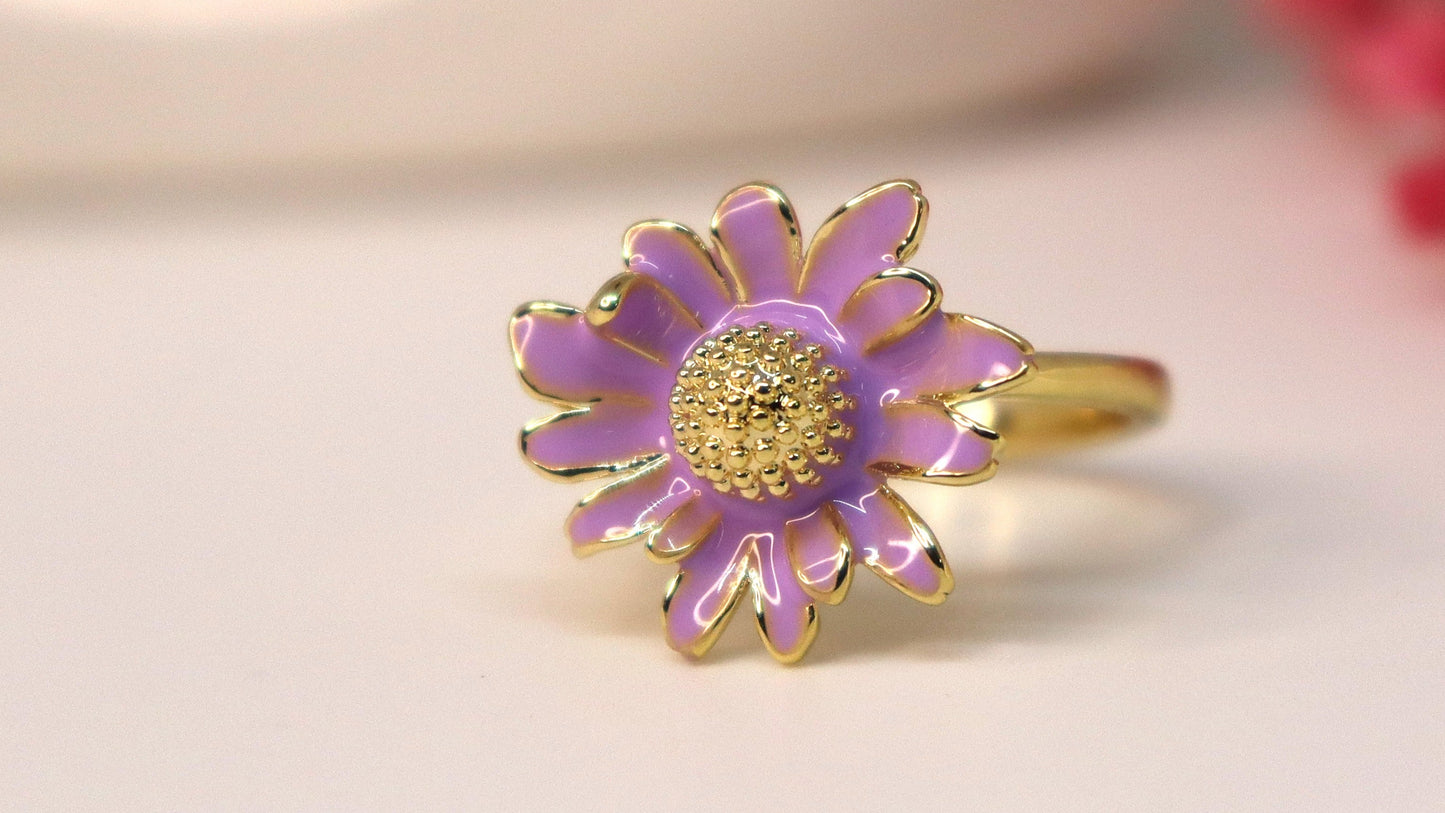 Lavender Bloom Ring