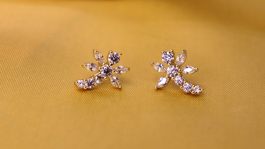 Crystal Petal Earring
