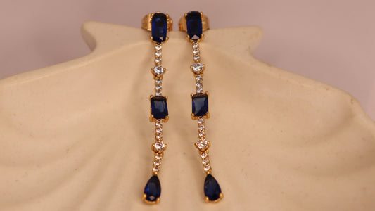 Sapphire Grace Earrings