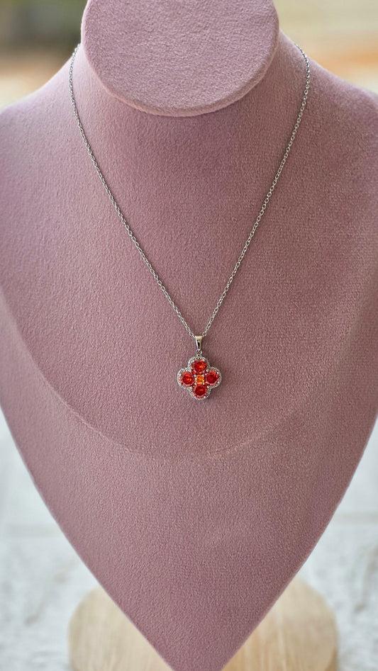 Autumn Bloom Necklace Set (With a Gift Box)