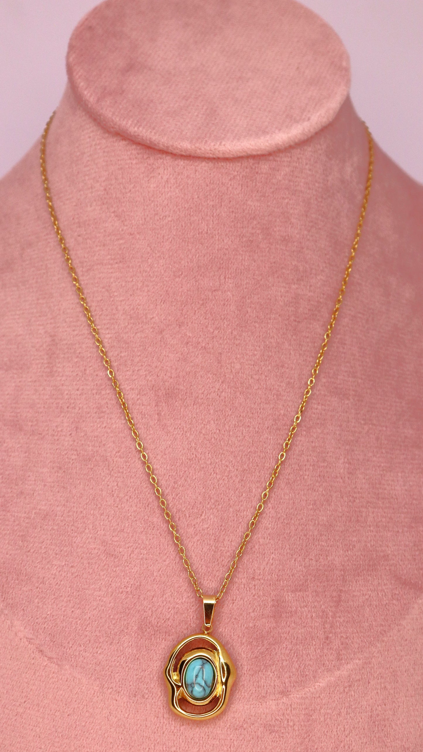 Azure Halo Necklace