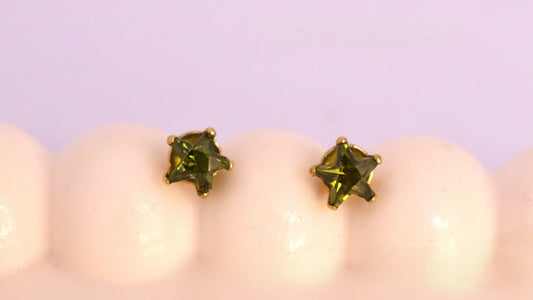 Olive Luxe Star Earring