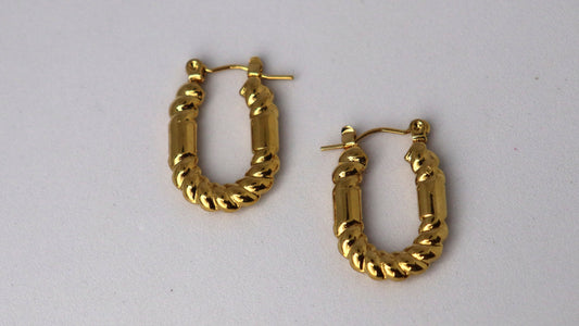 Golden Orbit Earring