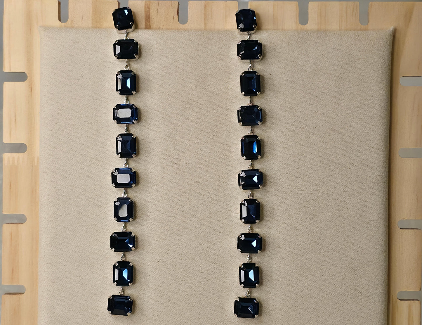 Sapphire Cascade Earrings