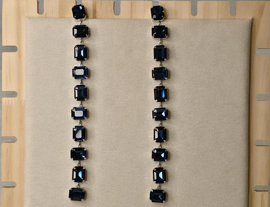 Sapphire Cascade Earrings
