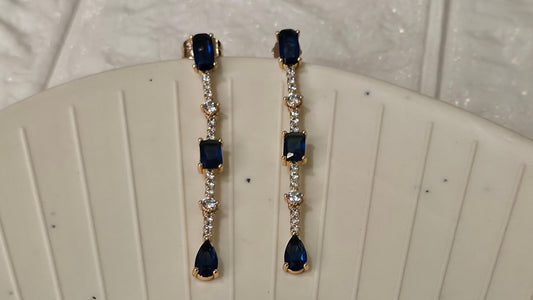Sapphire Grace Earrings