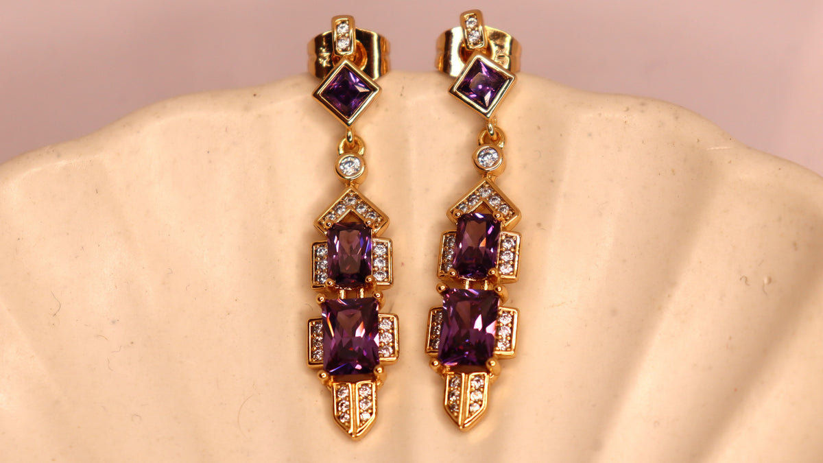 Violet Grace Earrings