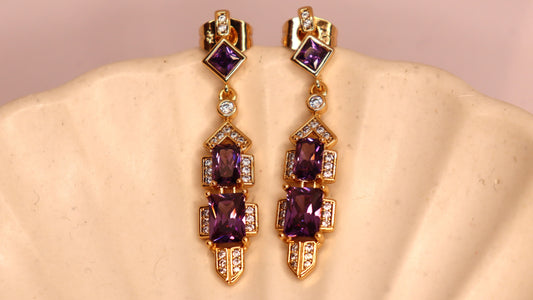Violet Grace Earrings