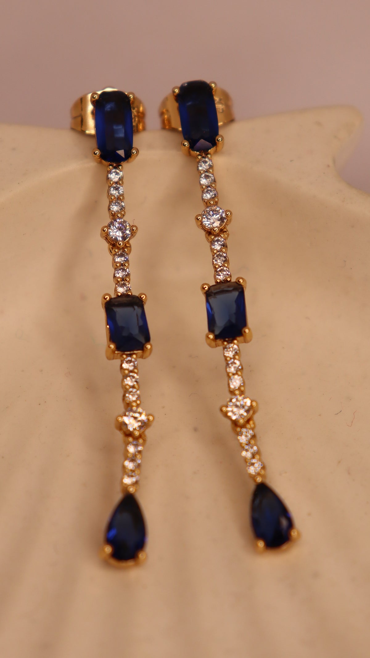 Sapphire Grace Earrings
