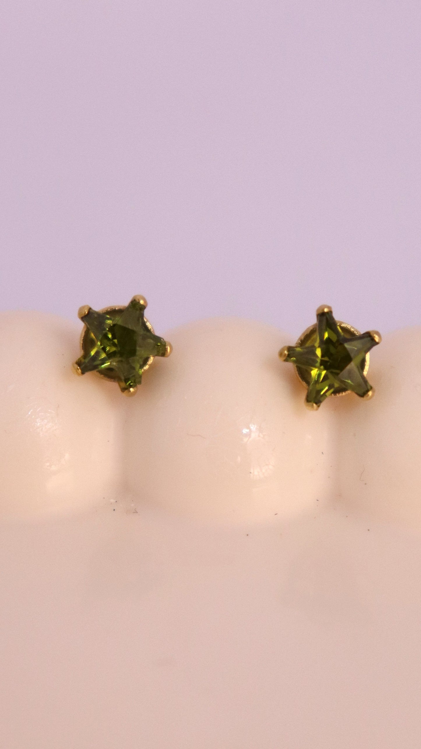 Olive Luxe Star Earring