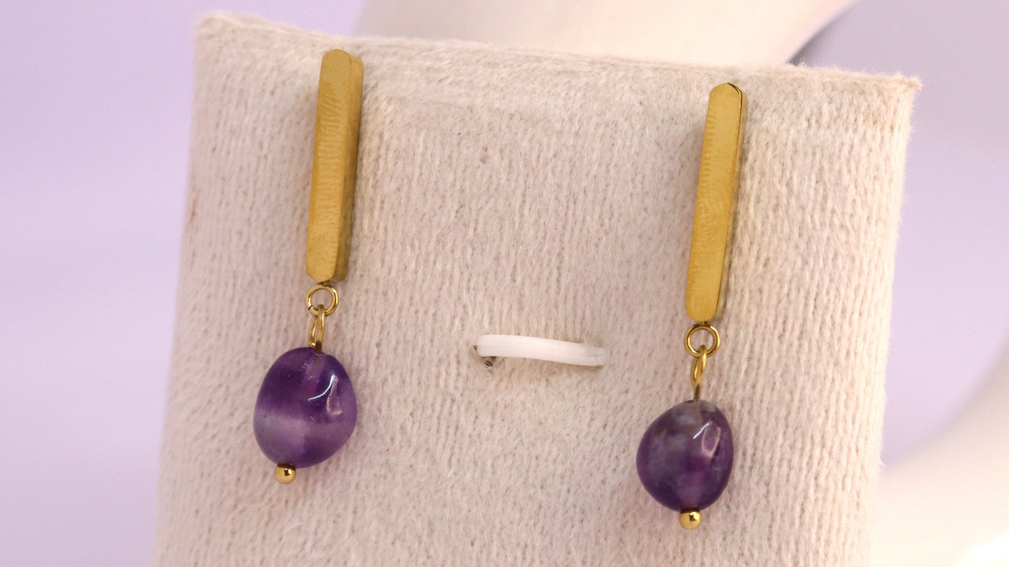 Violet Muse Earring