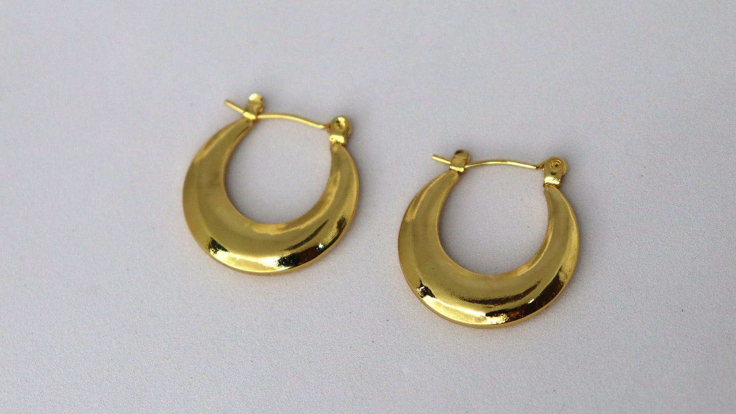 Golden Moon Earring