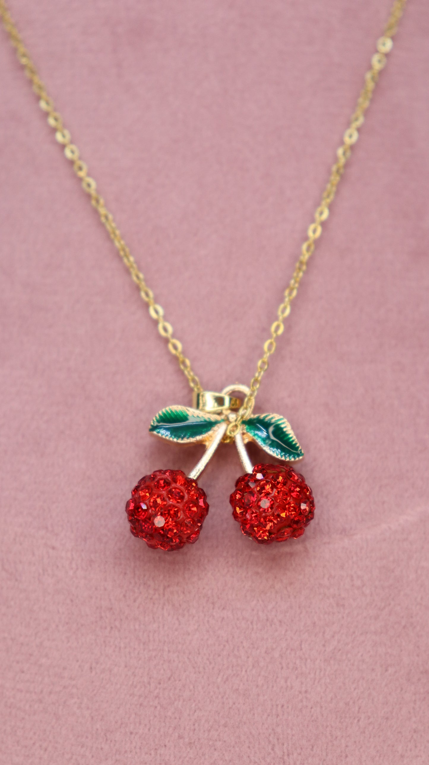 Cherry Pop Charm Necklace