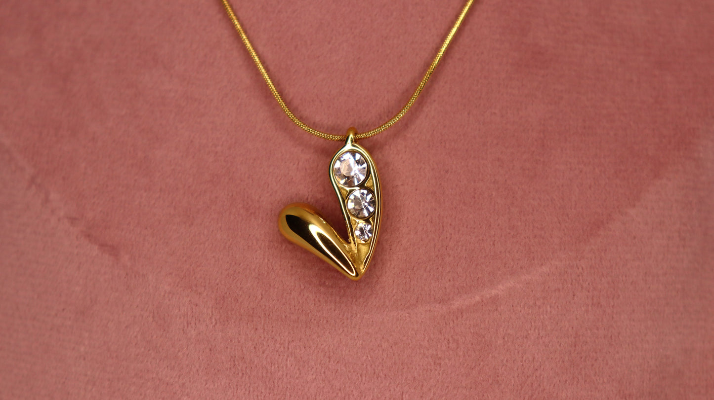 Aurora Heart Pendant Necklace