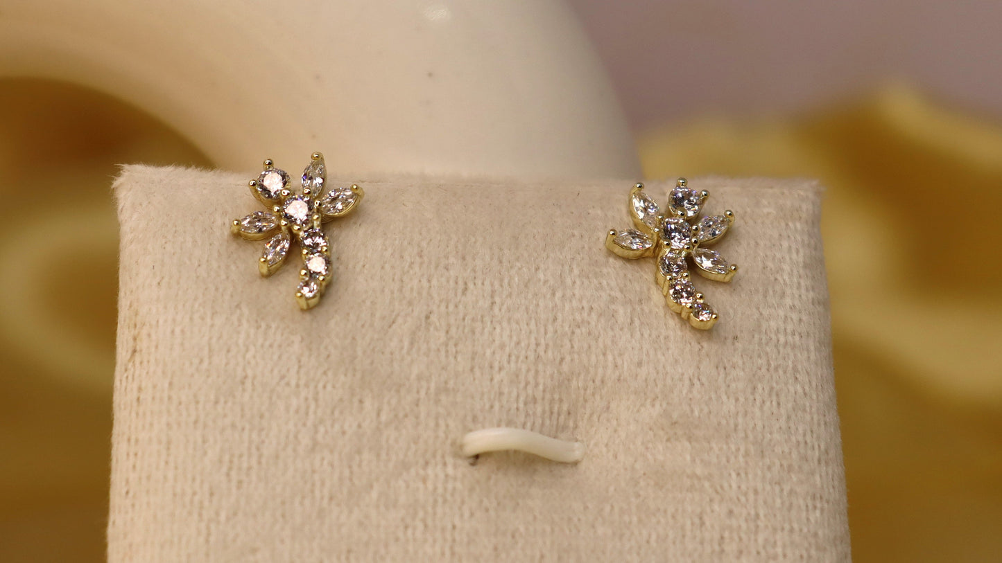 Crystal Petal Earring