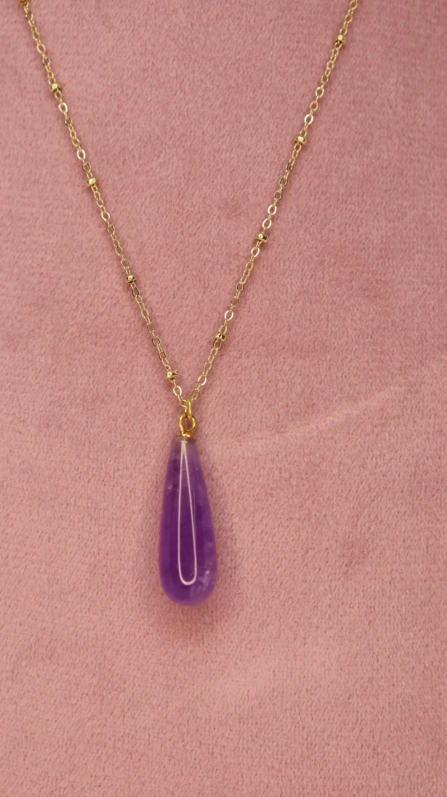 Royale Drop Stone Necklace