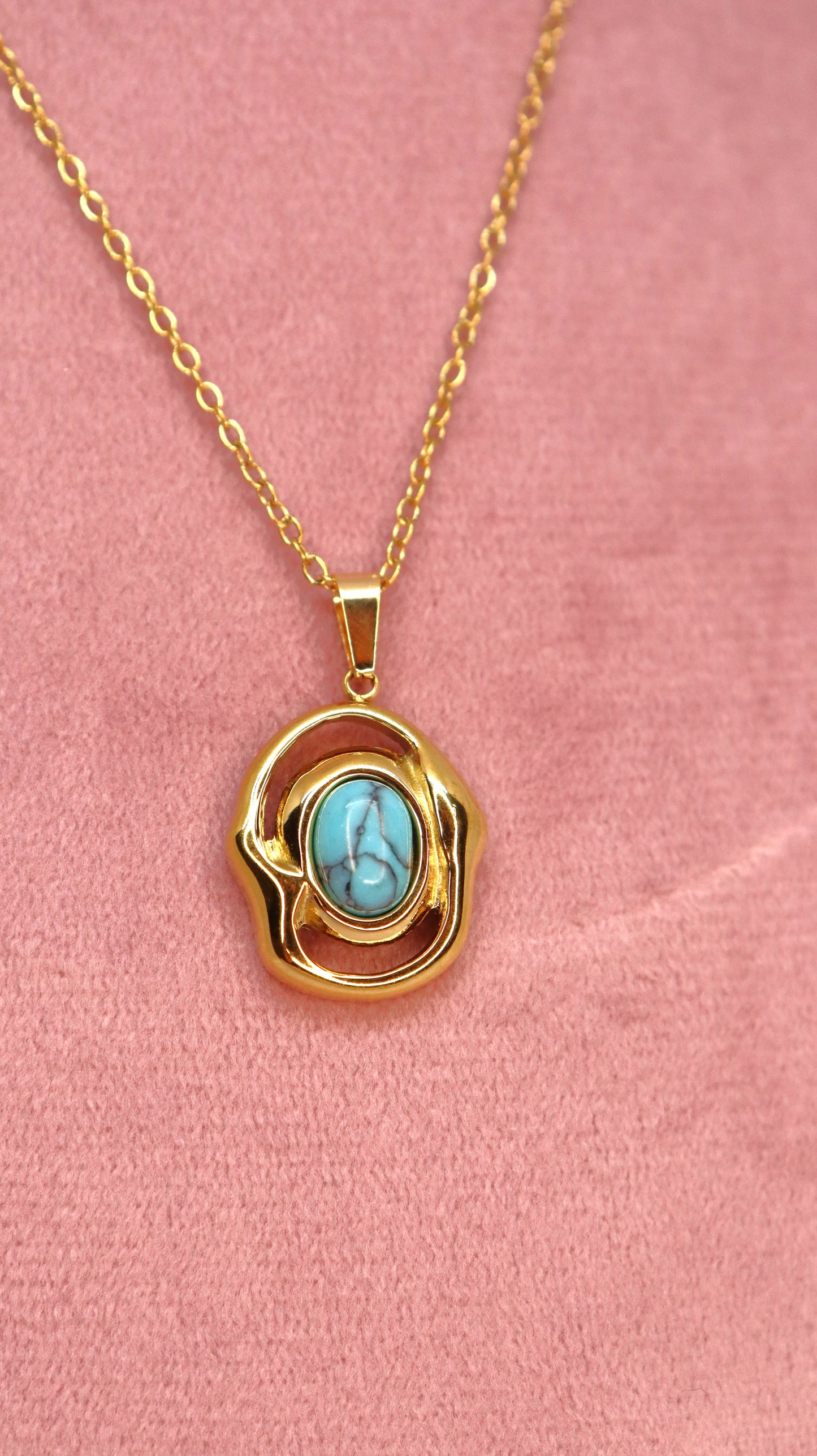 Azure Halo Necklace