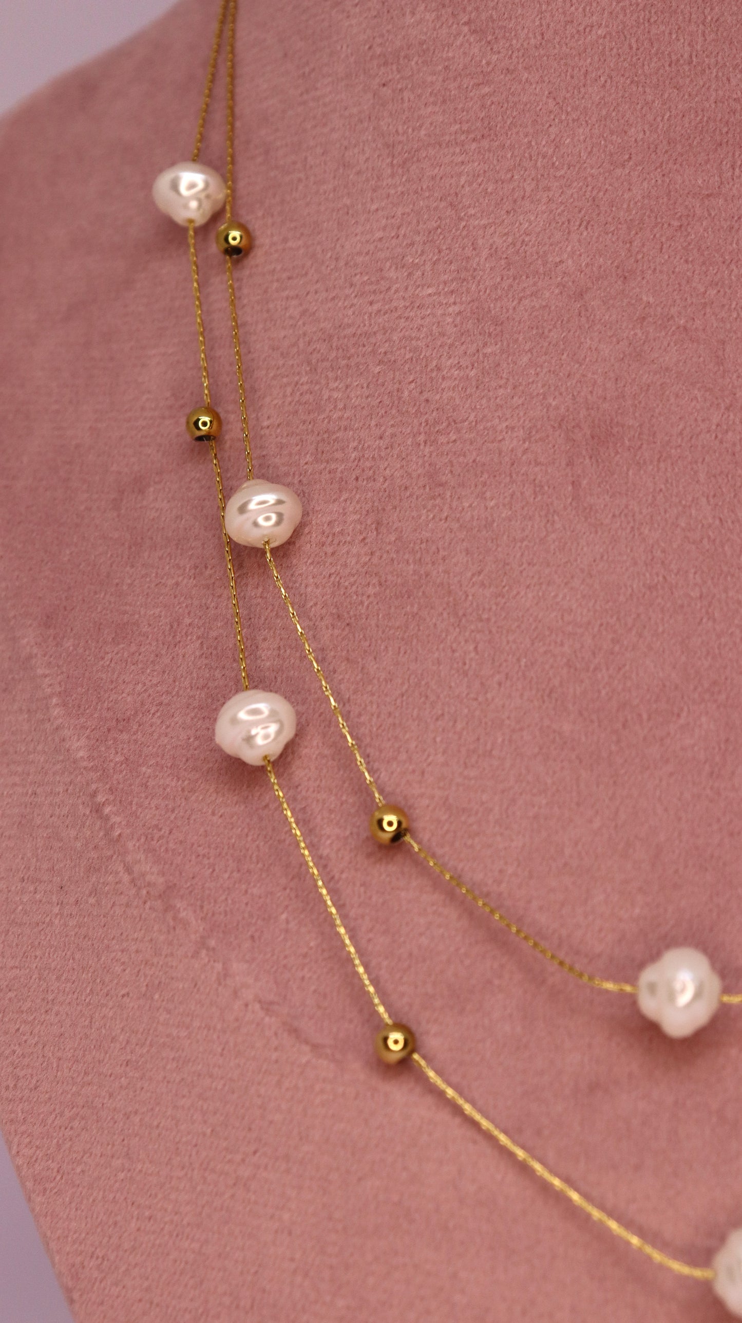 Pearl Cascade Necklace