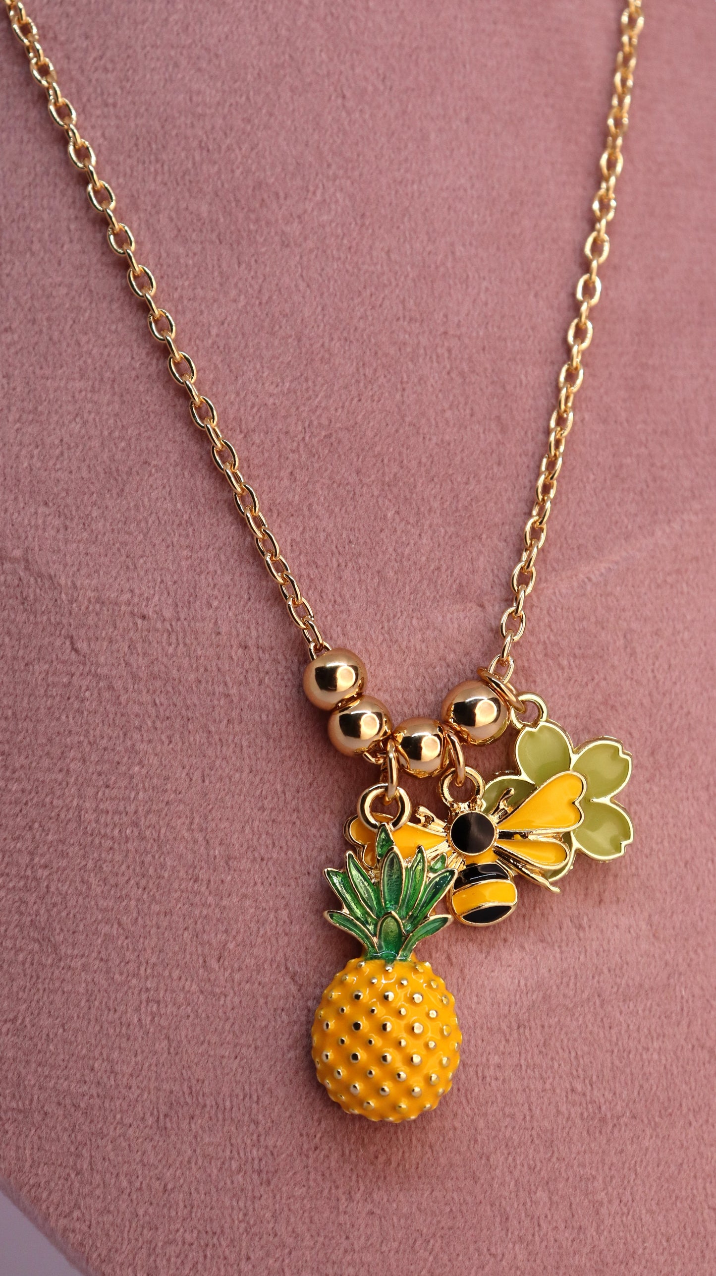 Pineapple Pop Charm Necklace