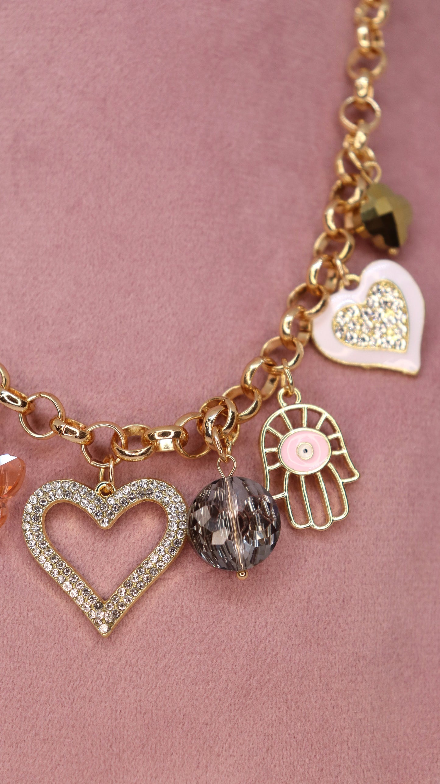 Heartbeats Charm Necklace