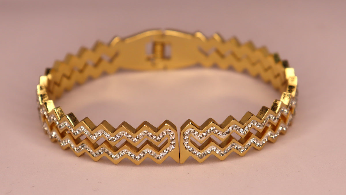 Verdant Glam Stack ( Set of 3 Bracelets )